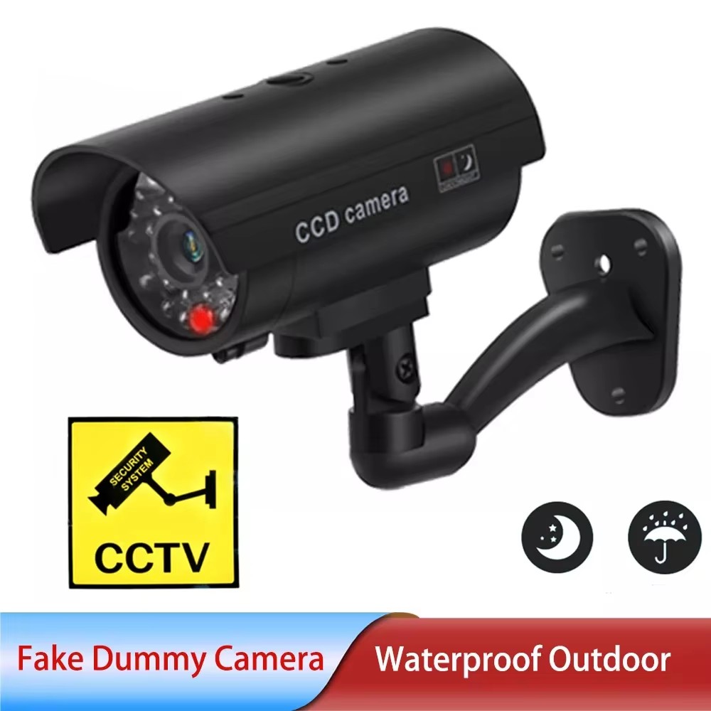 Garden Camera - Simulationskamera, Attrappenkamera, Überwachungskamera, CCTV-Kamera, Diebstahlschutz, für
