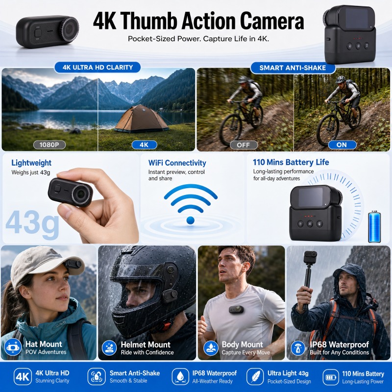 APEX Action 4K Kamera Mini POV – Garden Camera Bewertung und Preis