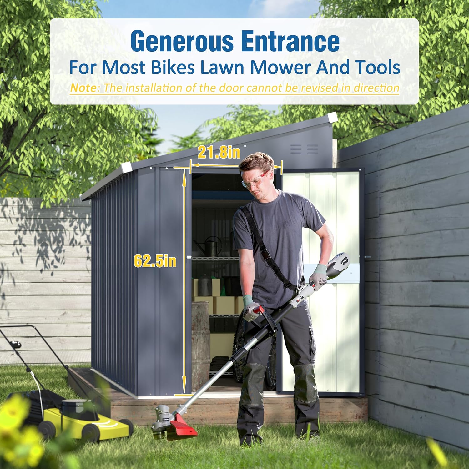 4×10 FT Outdoor-Lagerschuppen, – Indoor Garden Kit Bewertung und Preis