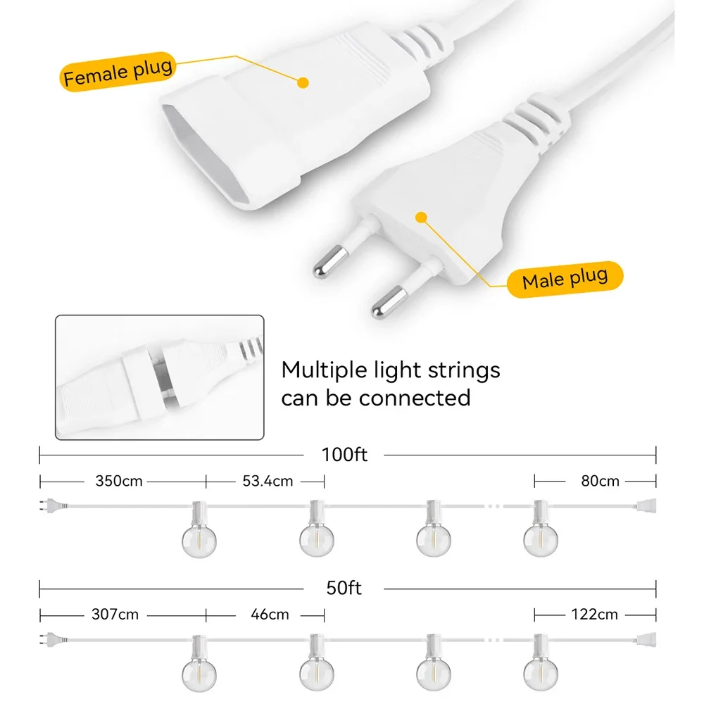 30M 15M Fee String Licht G40 L – Smart Garden Kit Bewertung und Preis