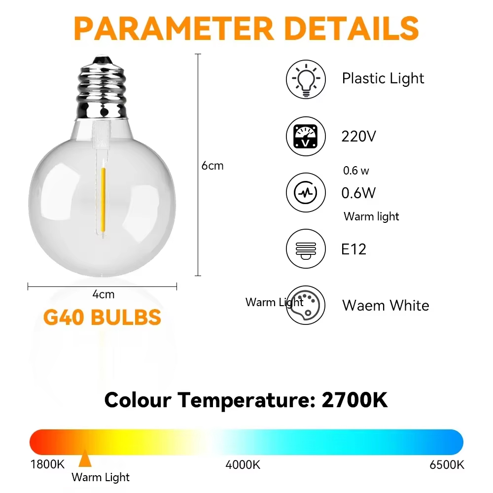 30M 15M Fee String Licht G40 L – Smart Garden Kit Bewertung und Preis
